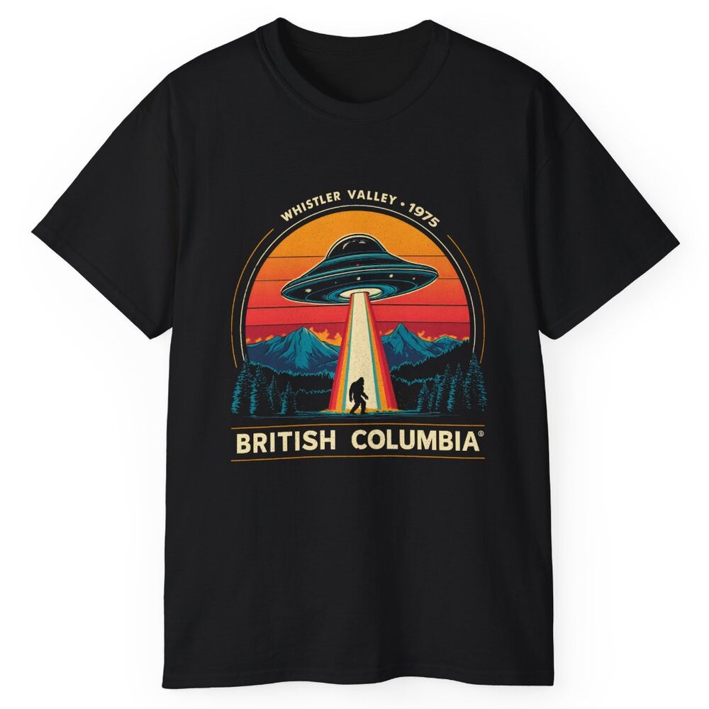 Whistler BC - Aliens and Bigfoot - T-Shirt